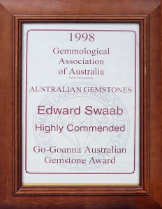 Go-Goanna Australian Gemstone Award