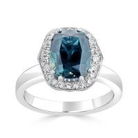 large blue Alexandrite gemstone